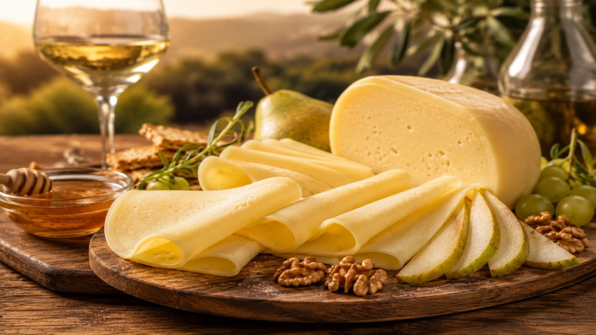 Auricchio Provolone Dolce s bílým vínem a medem