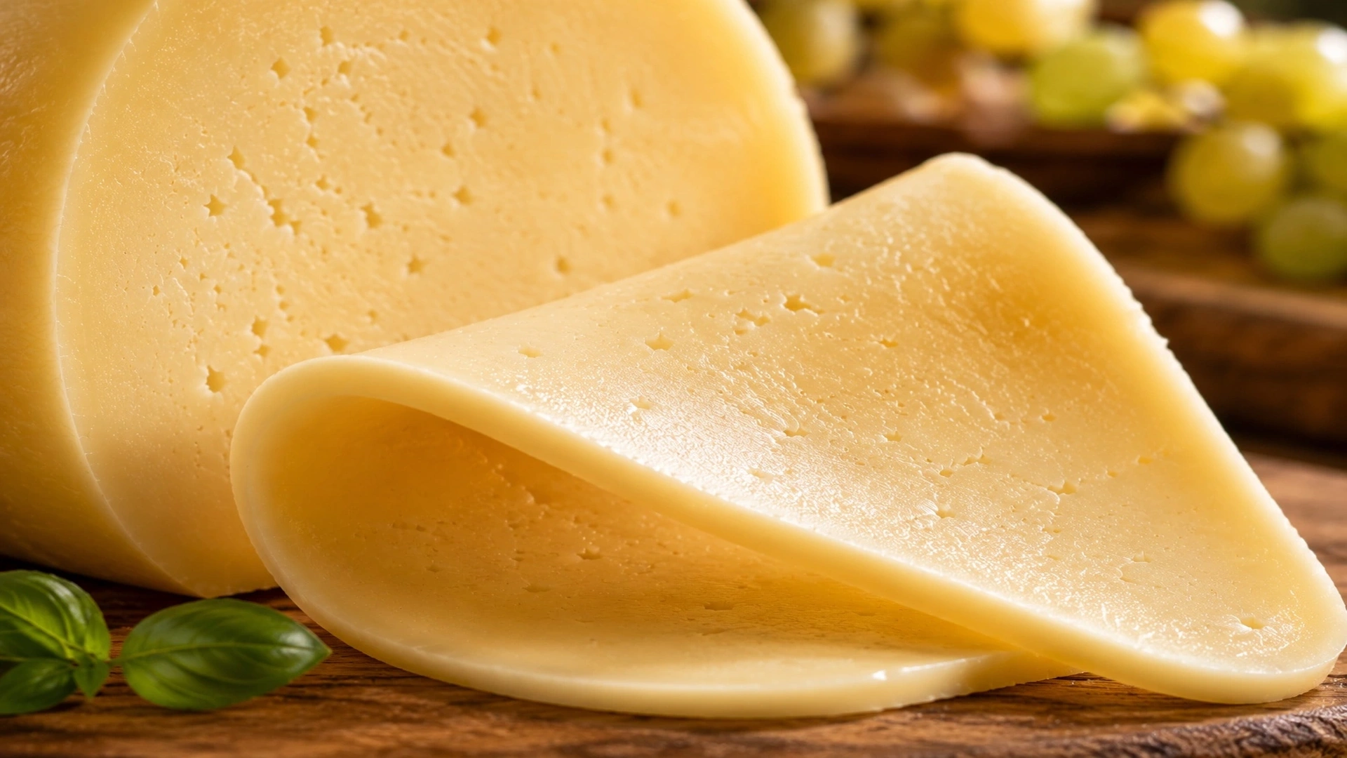 Detail textury Auricchio Provolone Dolce