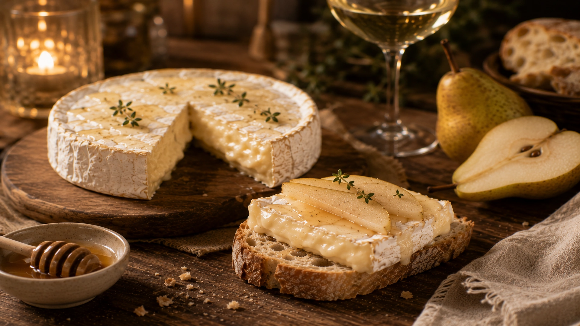 Brie di Bufala s bílým vínem