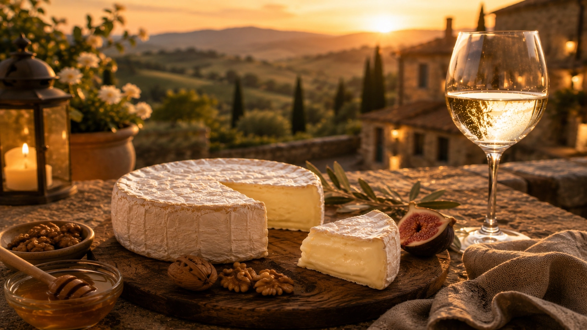Camembert di Bufala jako součást italského stolování