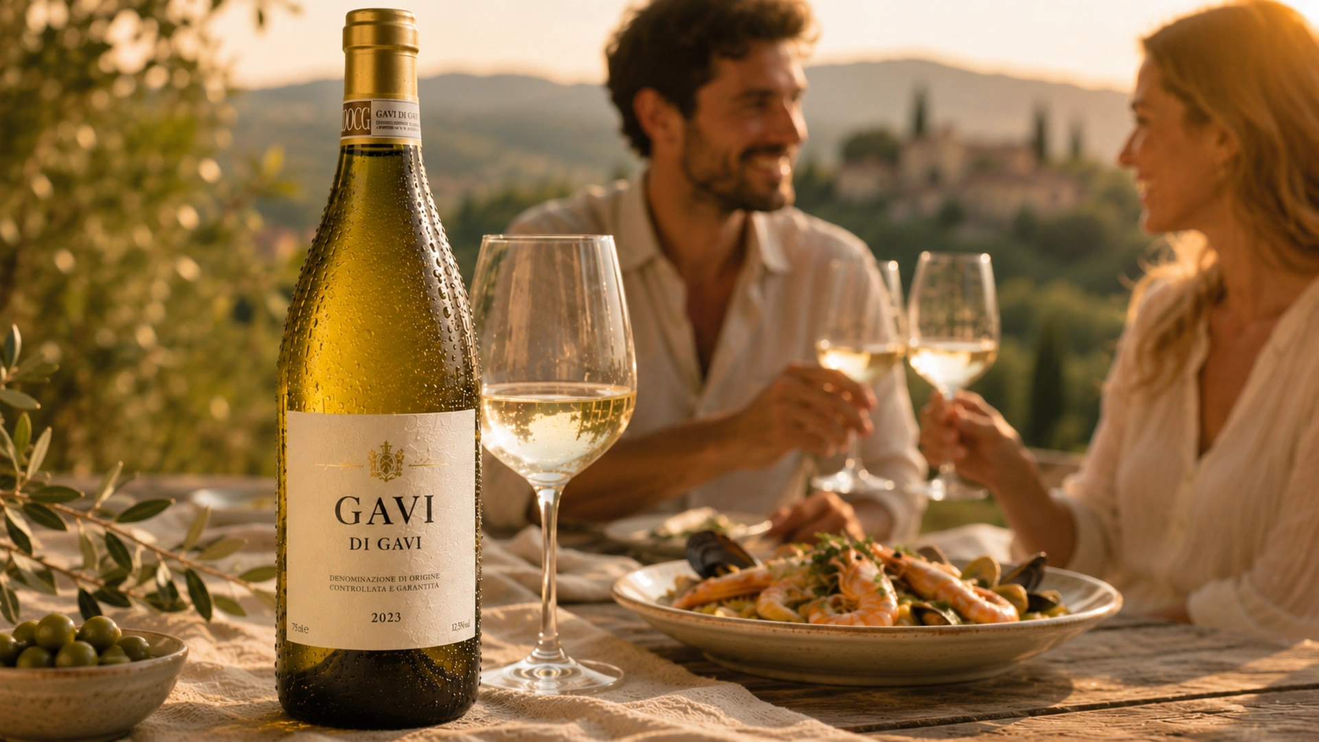 Gavi di Gavi jako součást italského stolování