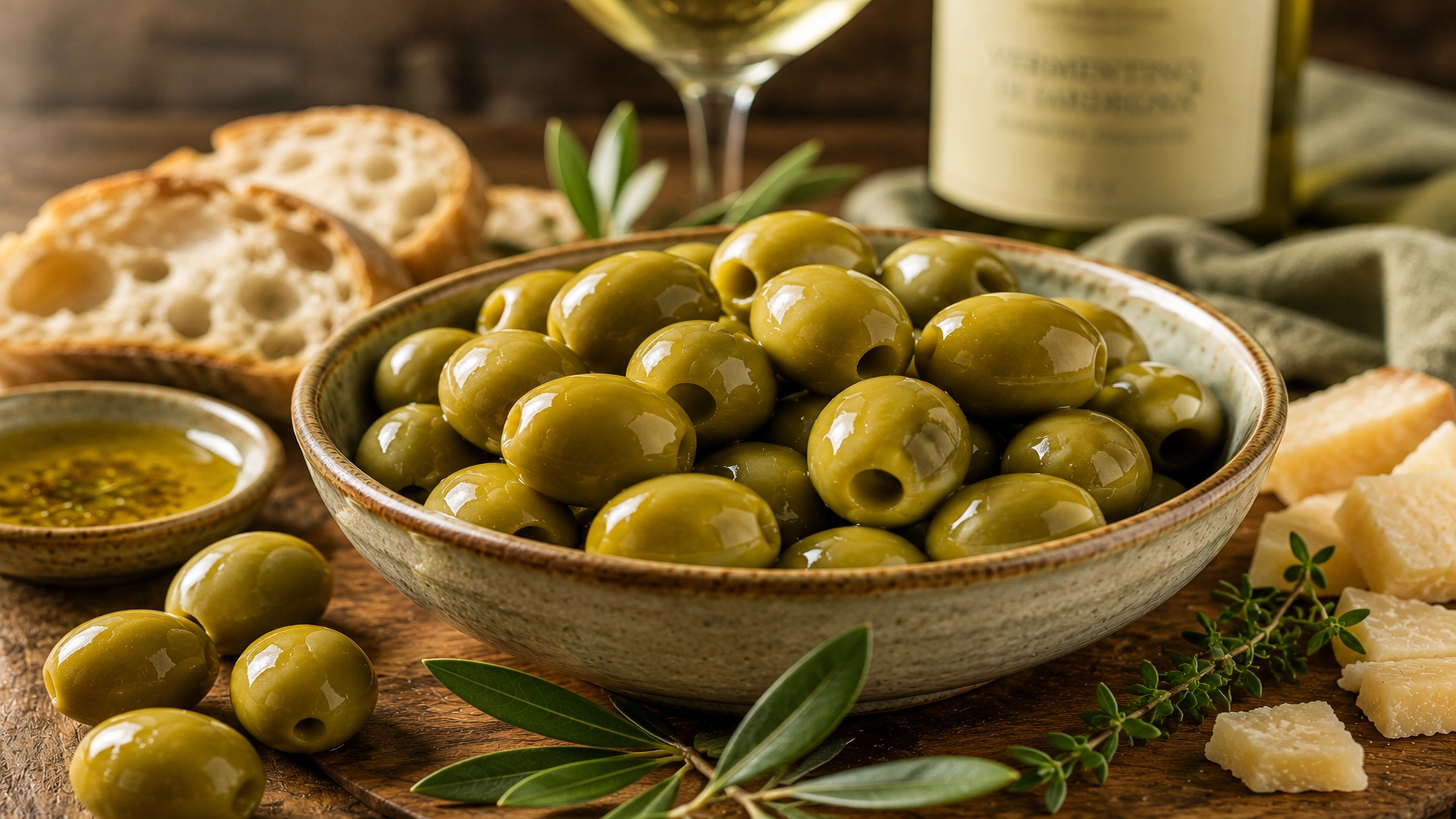 Použití Italské zelené olivy v kuchyni