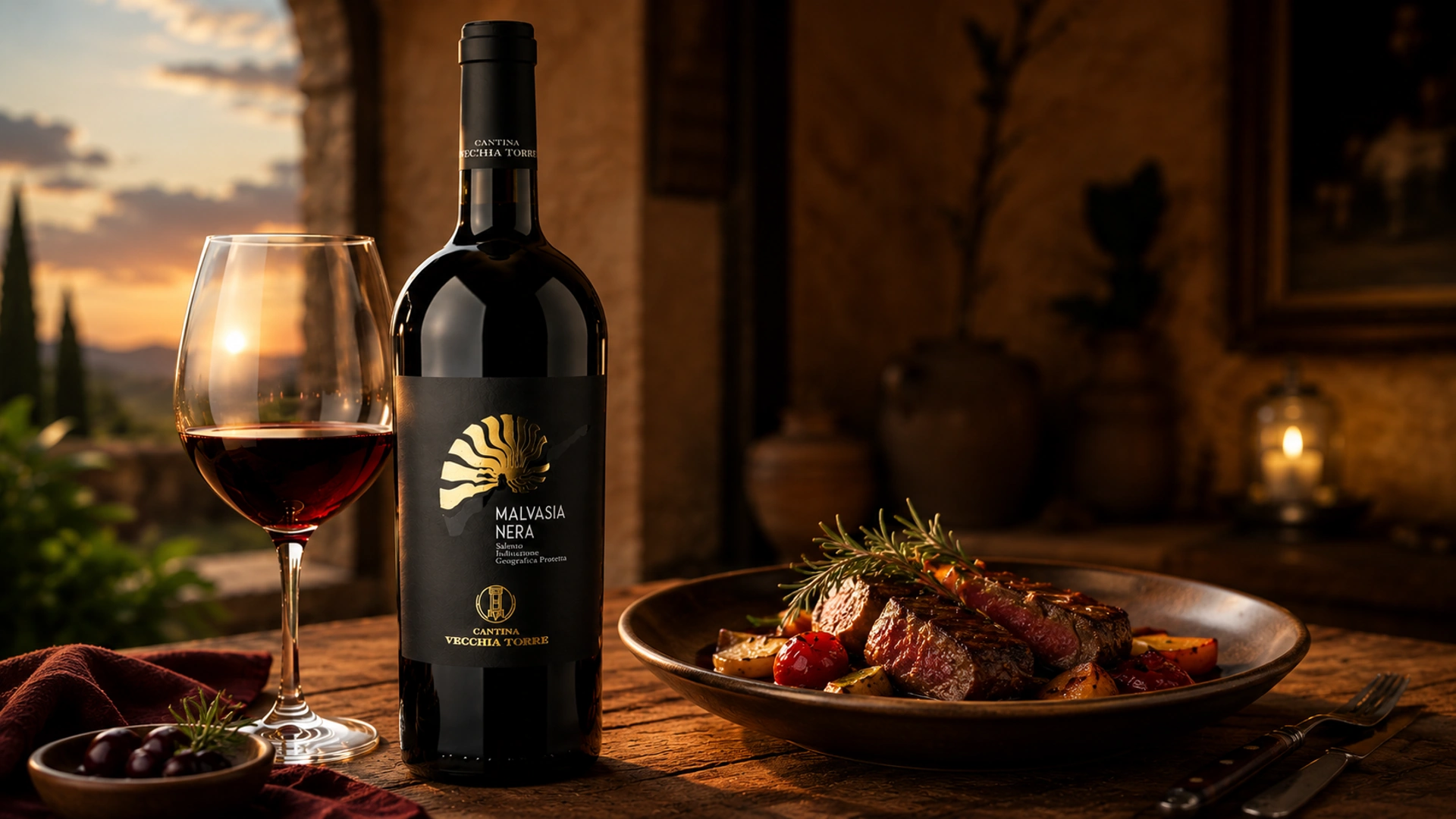 Malvasia Nera Salento k jídlu