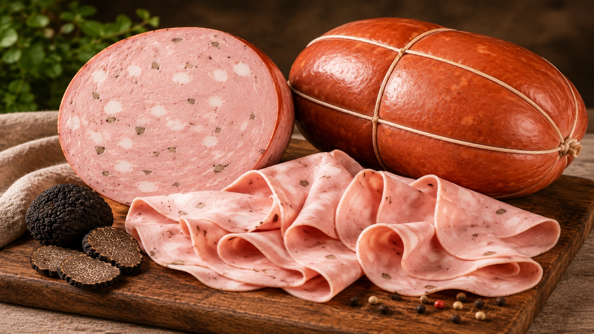 Mortadella s lanýžem