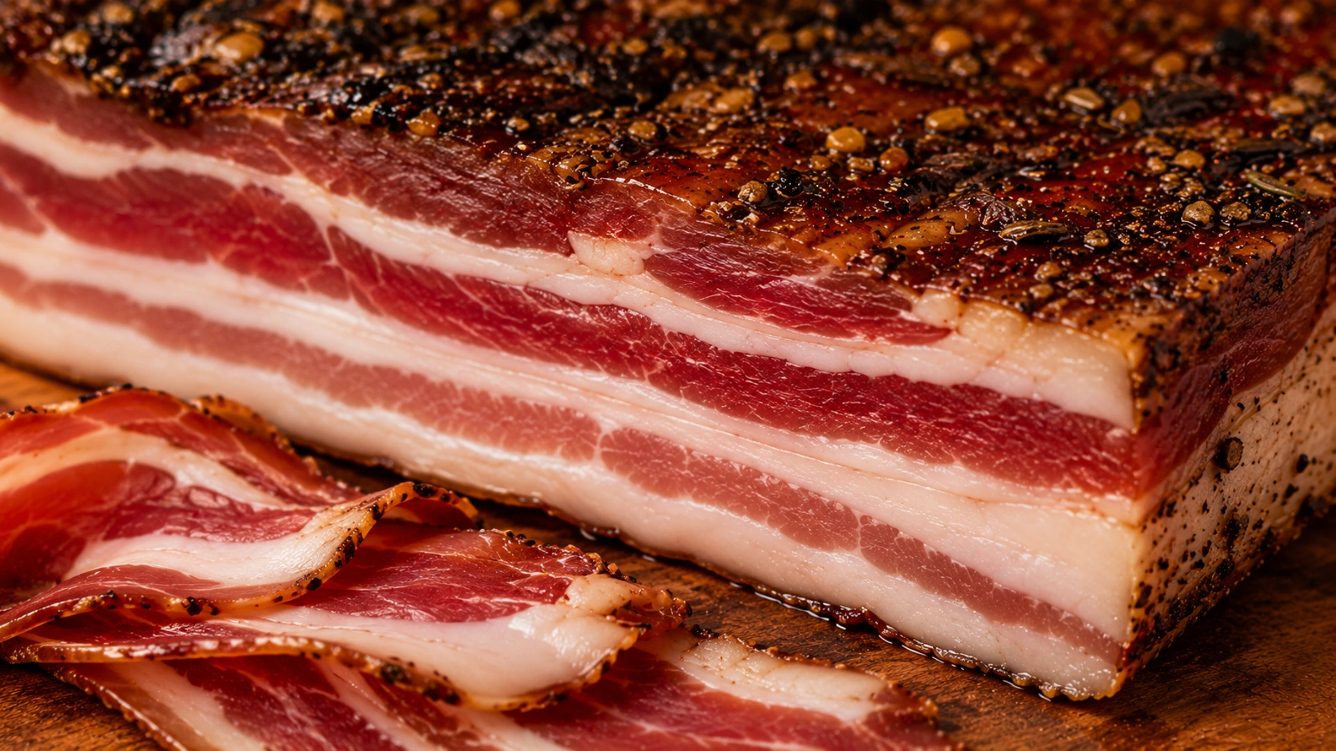 Detail Pancetta tesa