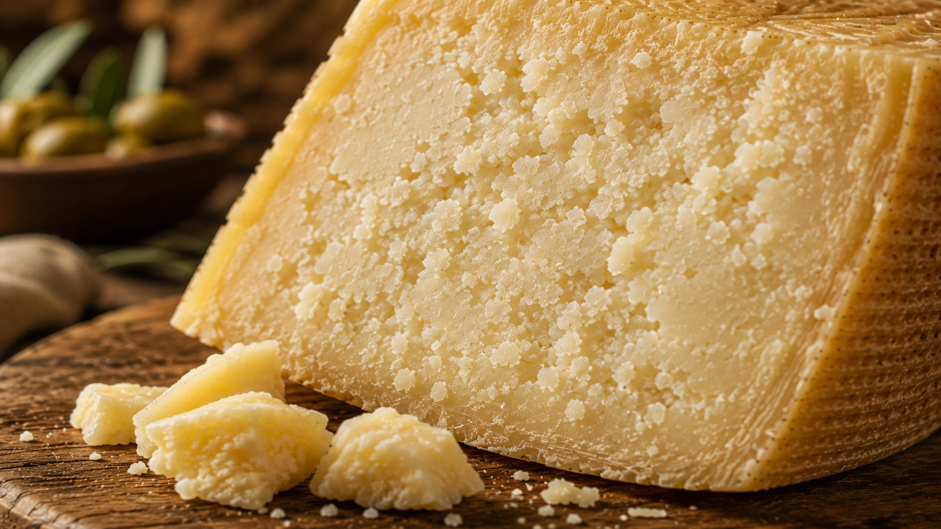 Detail sýru Pecorino Sardo