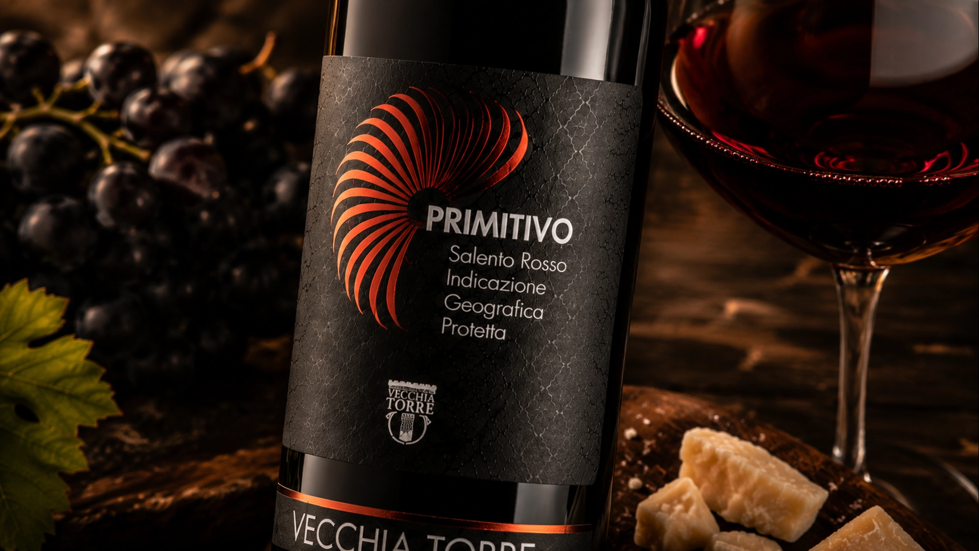 Detail vína Primitivo