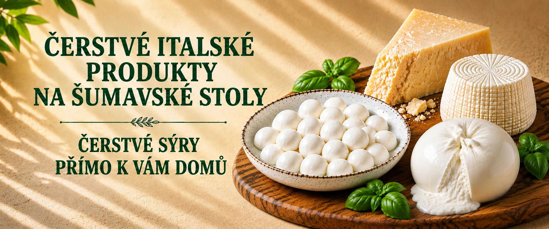 Čerstvé italské produkty